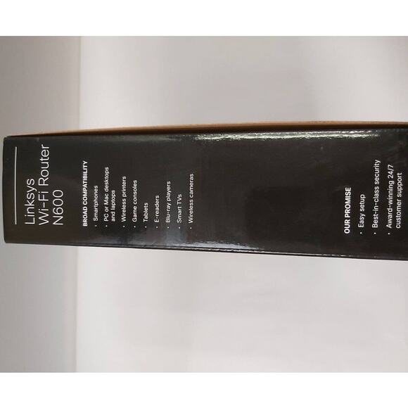 Cisco Linksys N600 Dual-Band Wireless-N Router Advanced Simultaneous WiFi - Picture 6 of 6